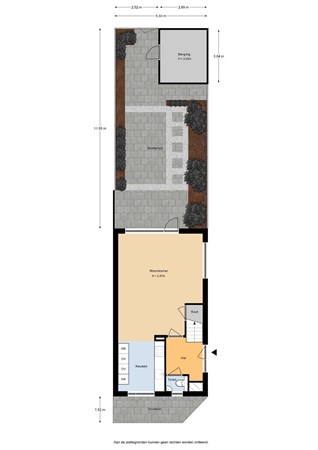 Floorplan - Kroondreef 40, 3446 XJ Woerden